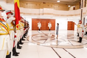 Maia Sandu a transmis un mesaj de felicitare cu prilejul celei de-a 29-a aniversări de la fondarea Gărzii de Onoare a Armatei Naționale